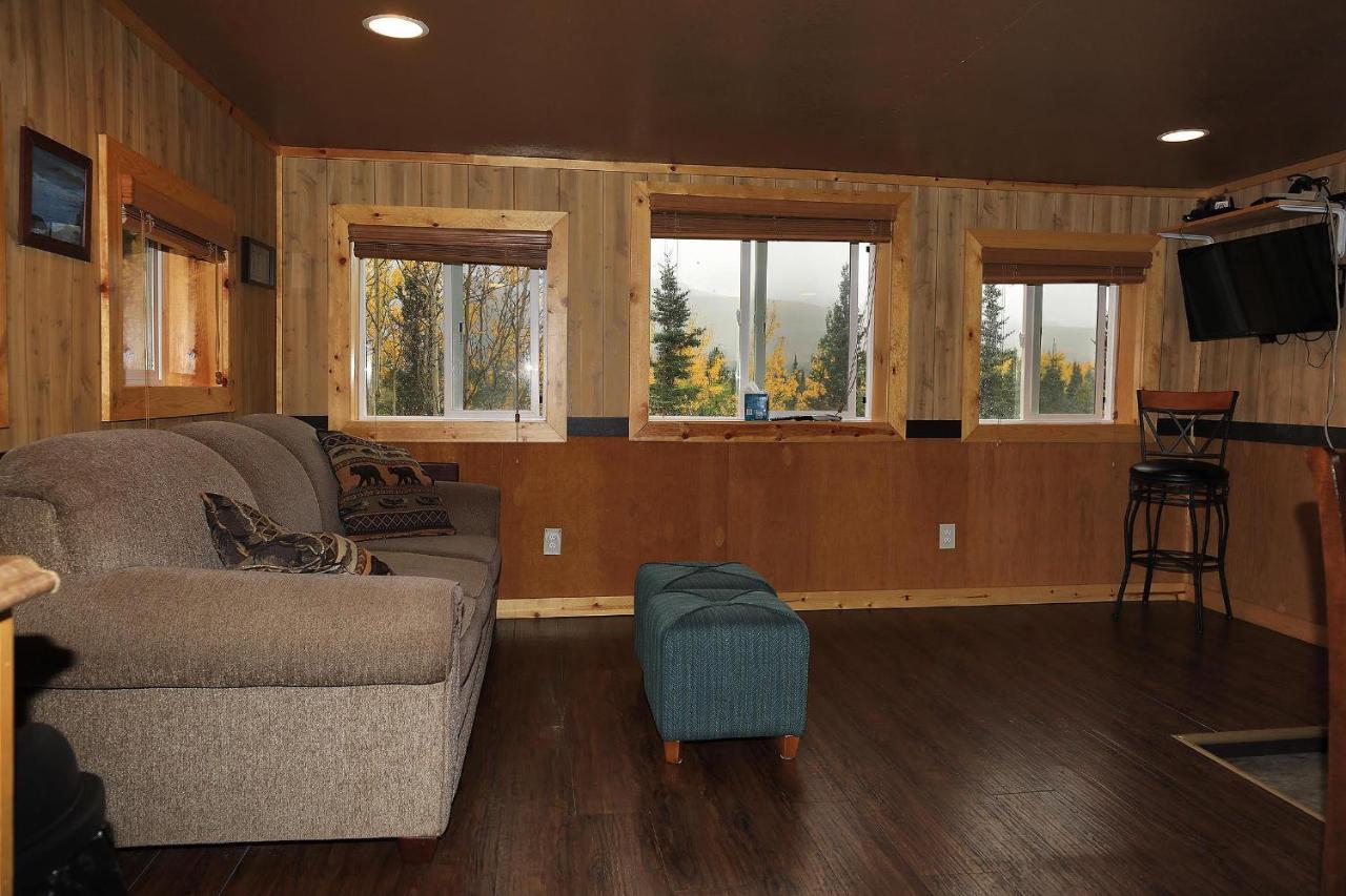 Denali Park View Family Log Cabin Екстер'єр фото